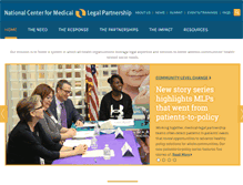 Tablet Screenshot of medical-legalpartnership.org